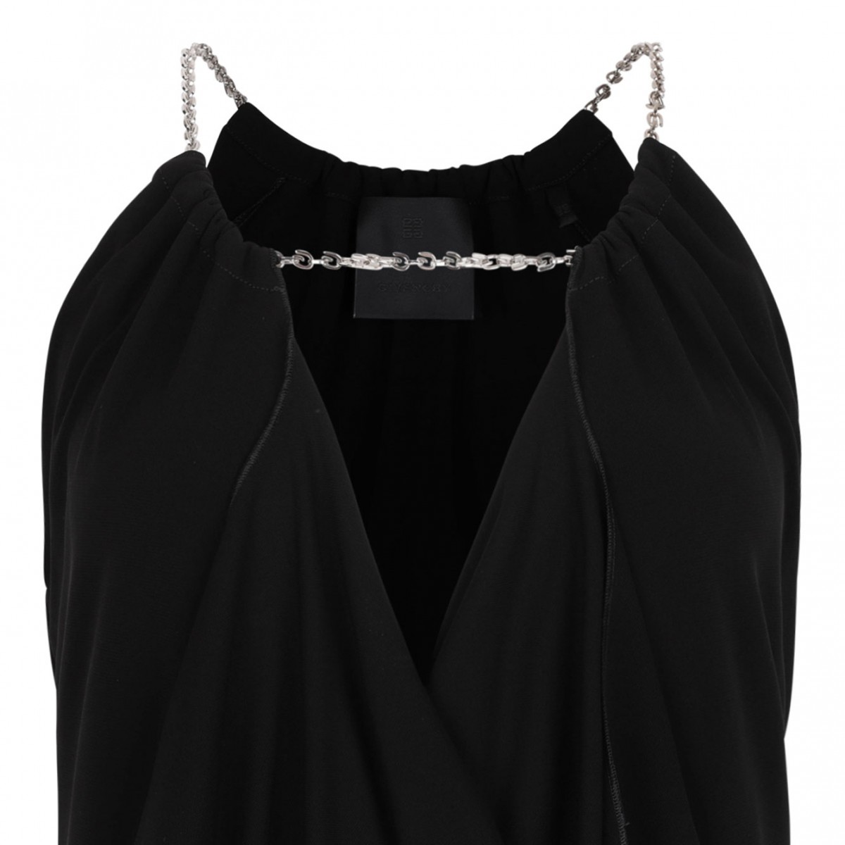 Black Chain Midi Dress