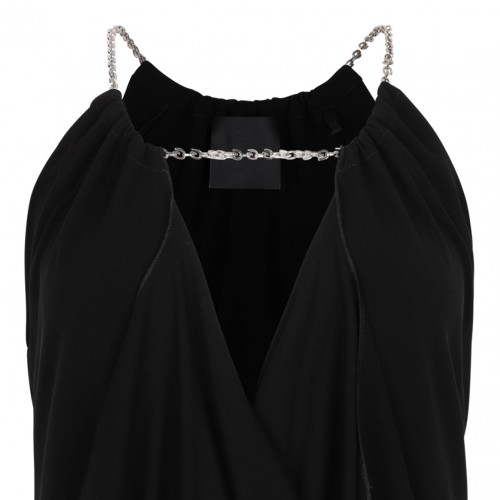 Black Chain Midi Dress