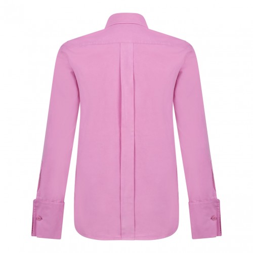 Peonia Pink Logo-Embroidered Shirt 2