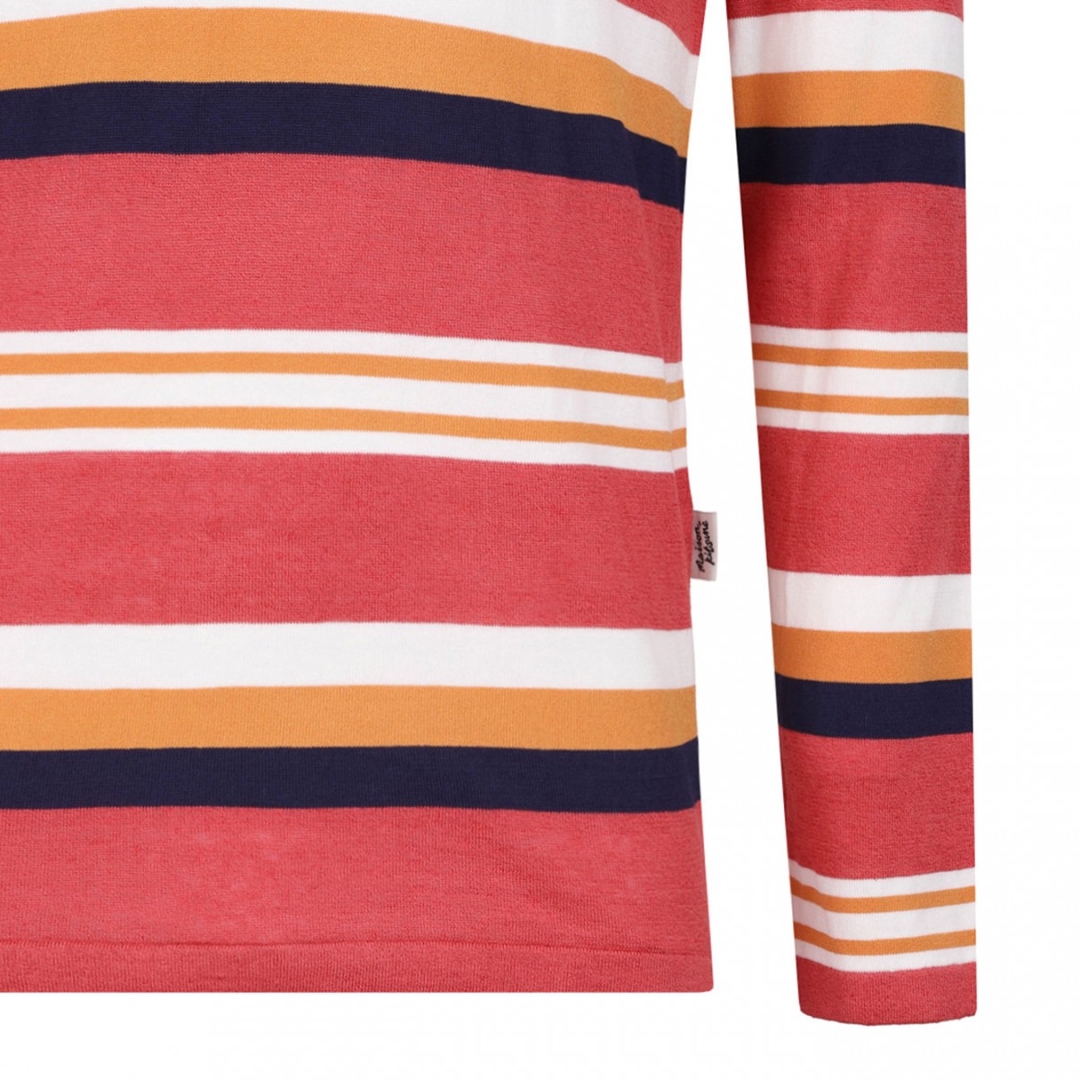 Multicolour Striped Hooded Jumper