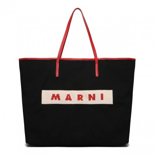 Black Logo Tote Bag