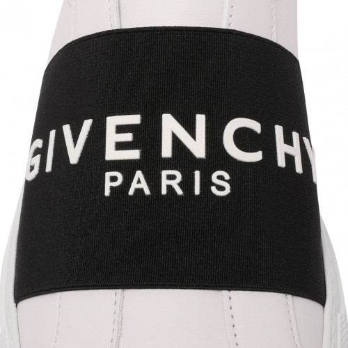 White and Black Urban Street Leather Sneaker