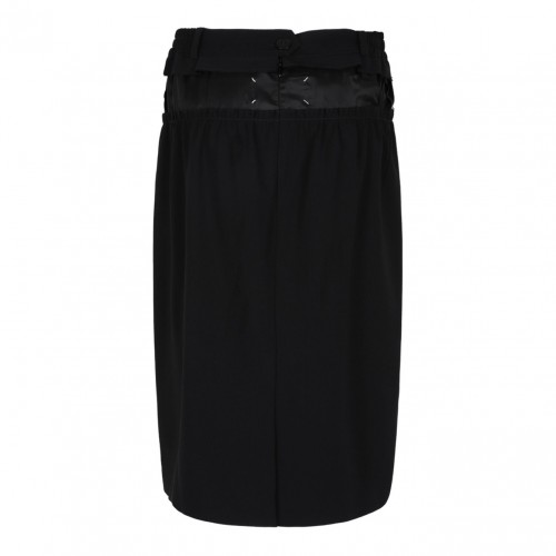 Black Pencil Midi Skirt 2
