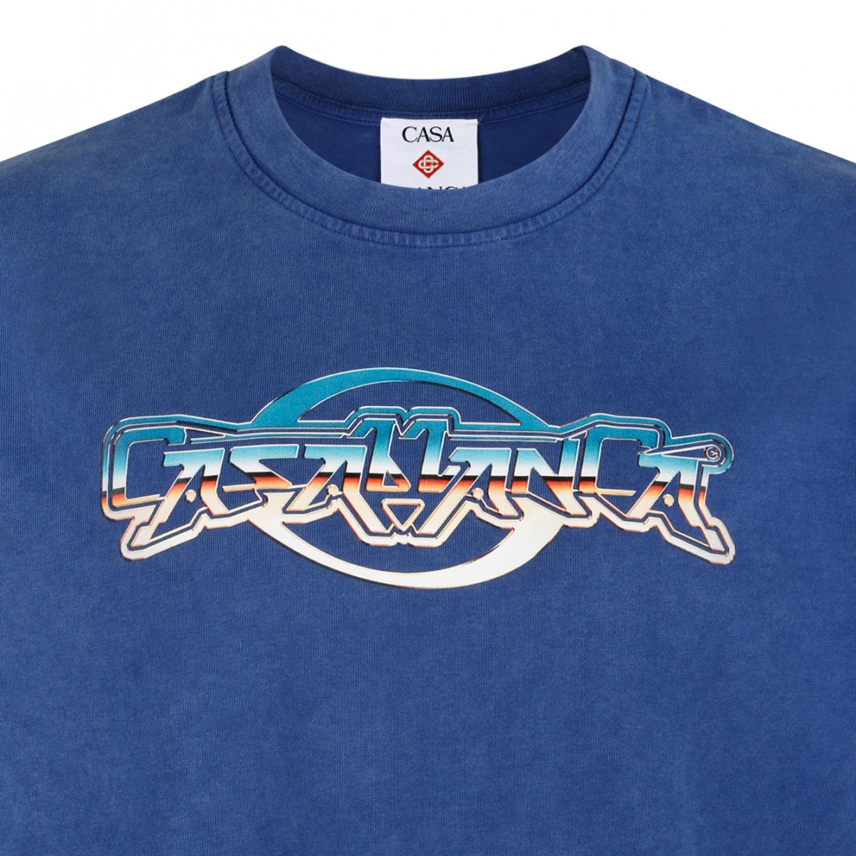 Navy Chrome Short-Sleeve T-Shirt