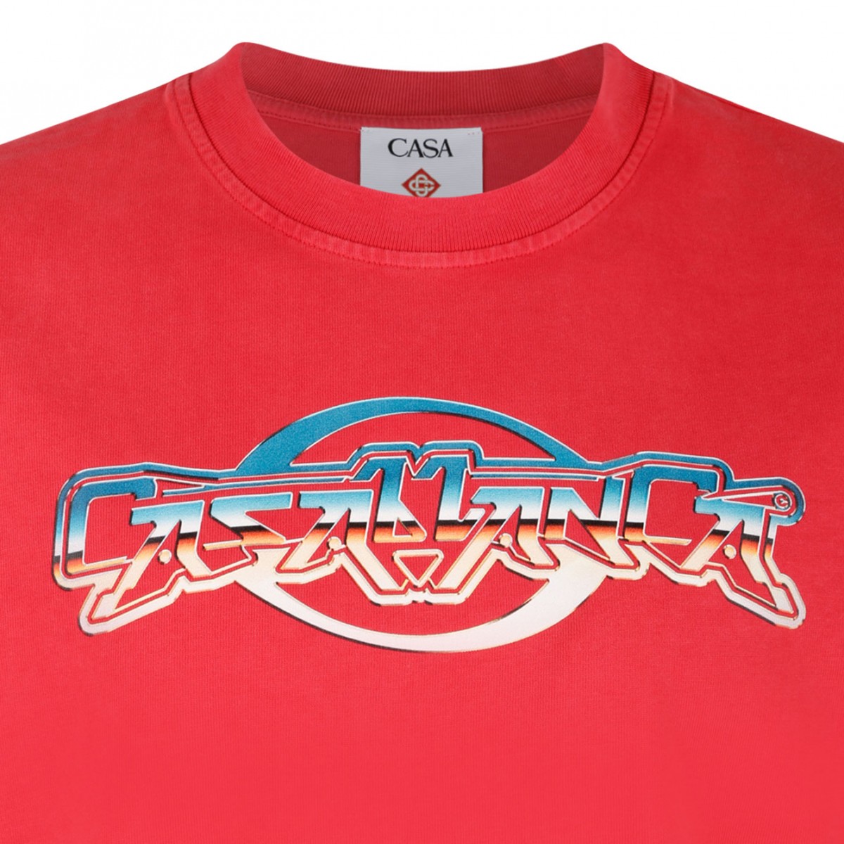 Red Chrome Short-Sleeve T-Shirt