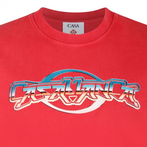 Red Chrome Short-Sleeve T-Shirt
