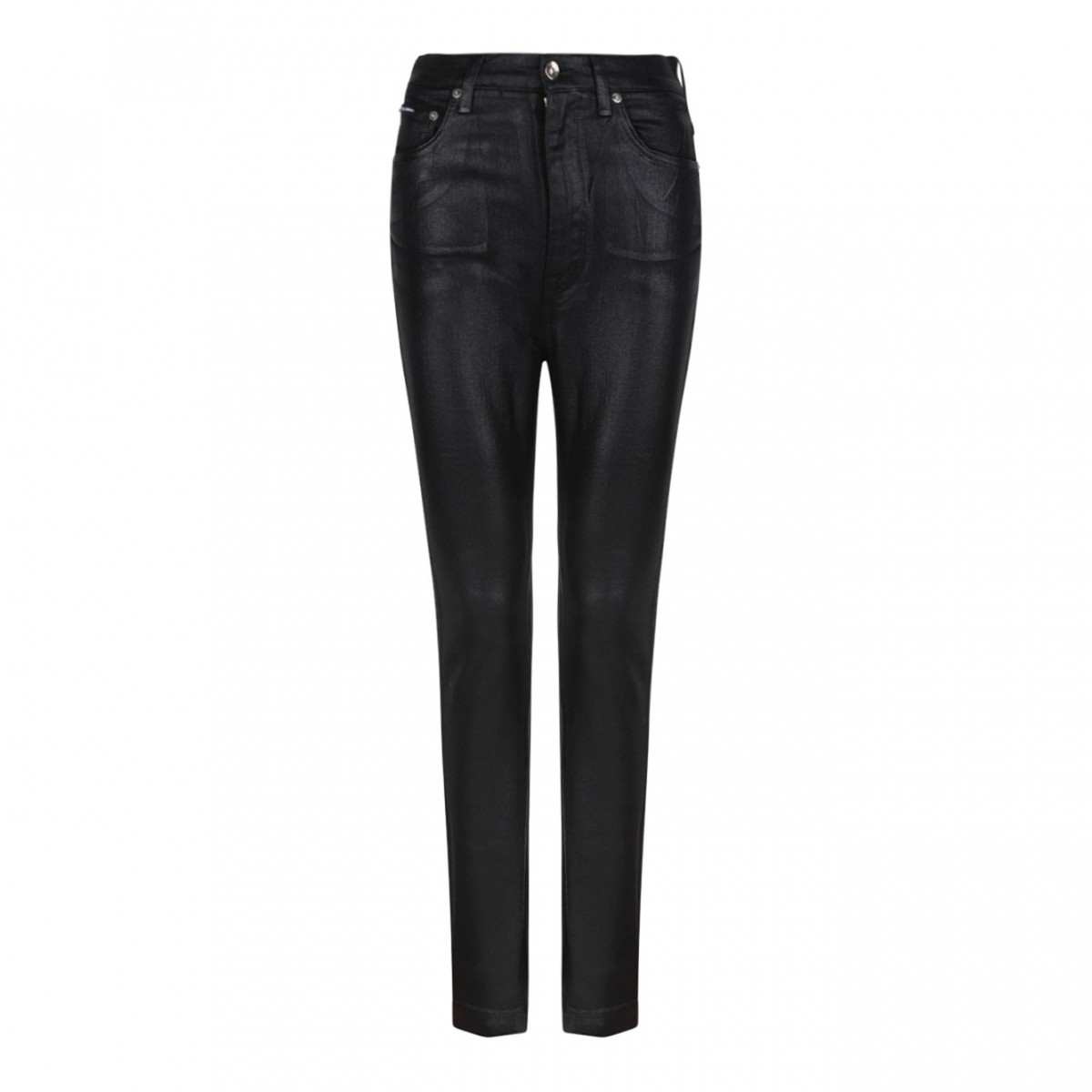 Black Grace Coated Skinny Jeans