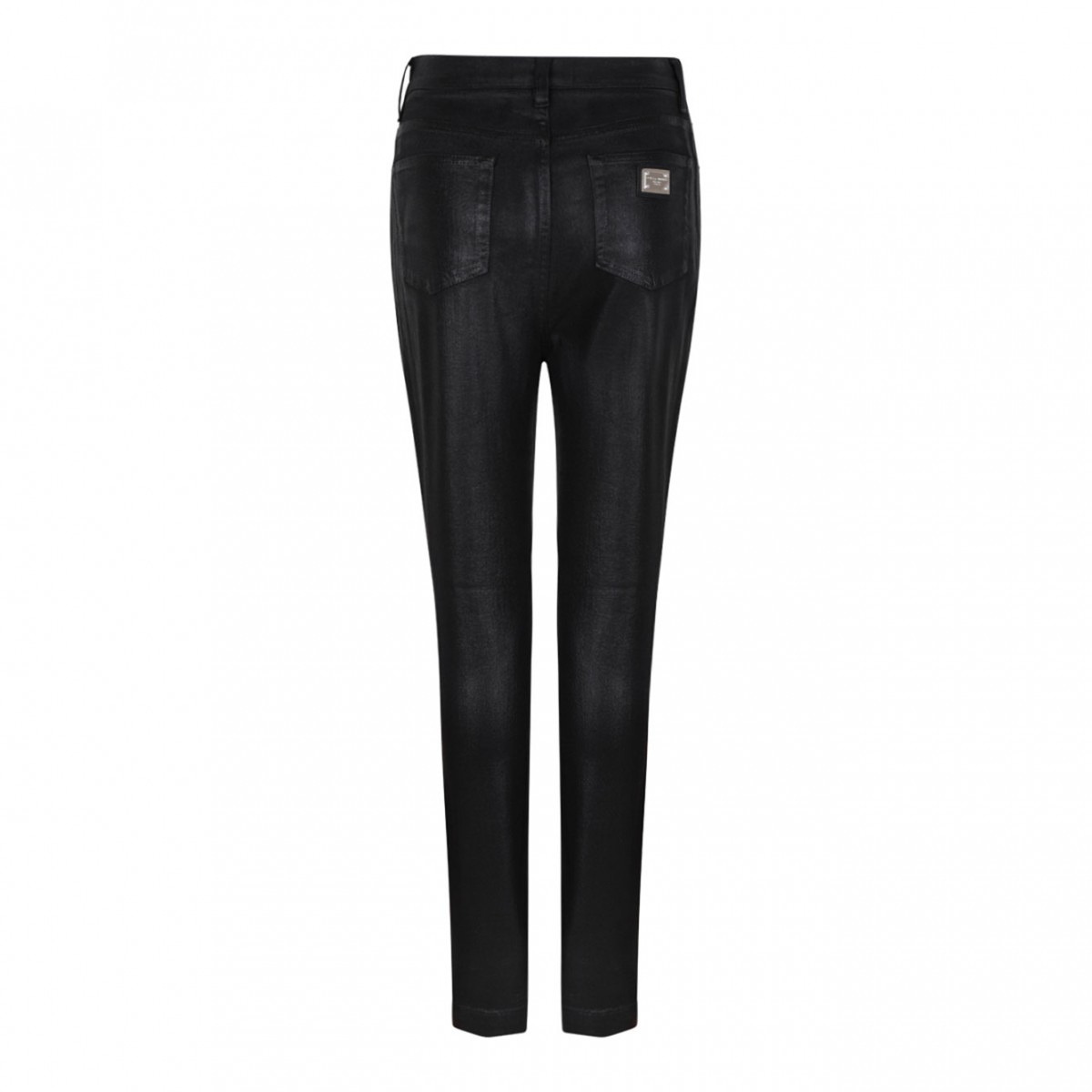 Black Grace Coated Skinny Jeans