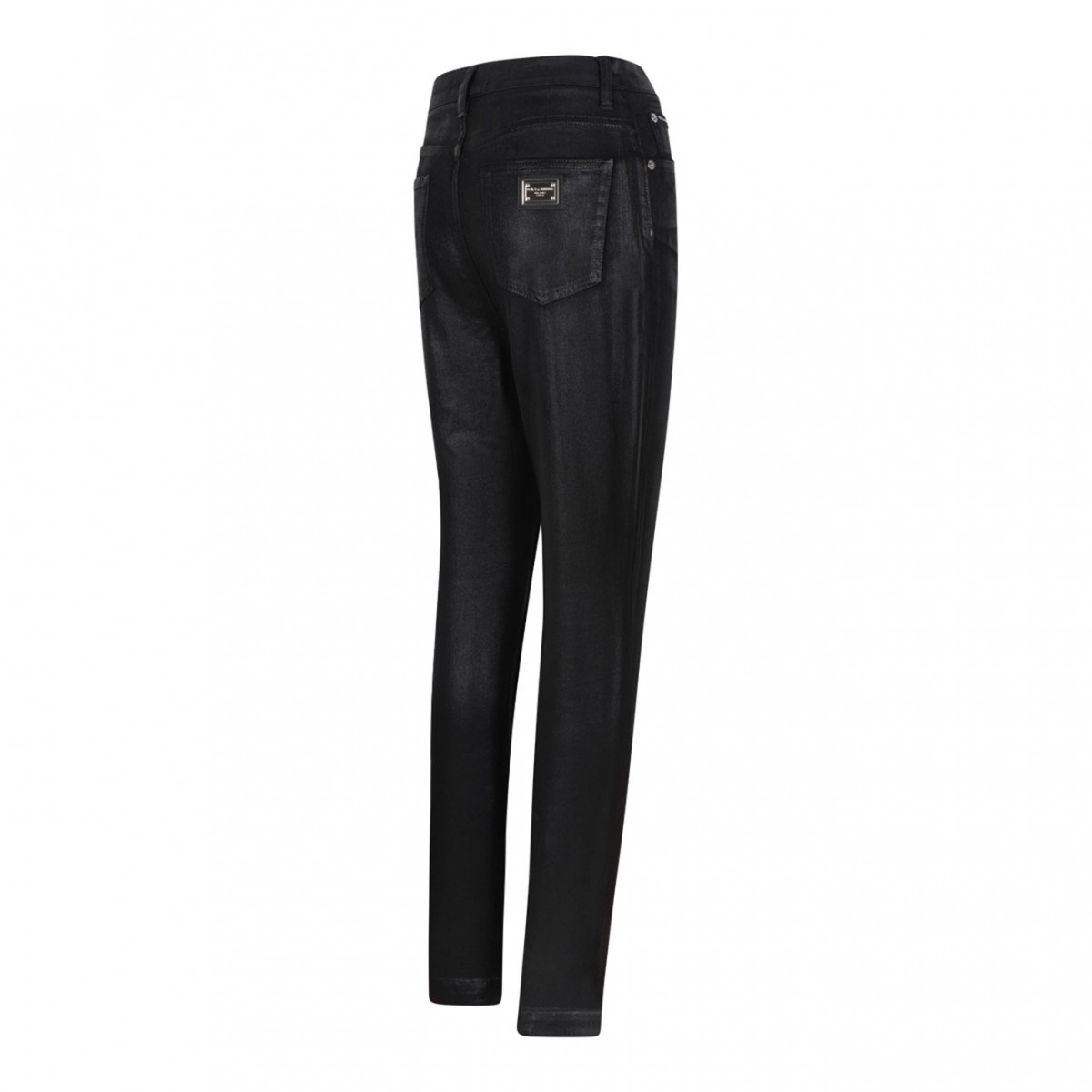 Black Grace Coated Skinny Jeans