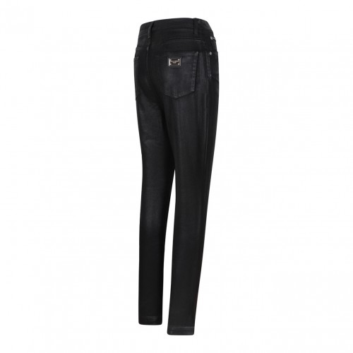 Black Grace Coated Skinny Jeans