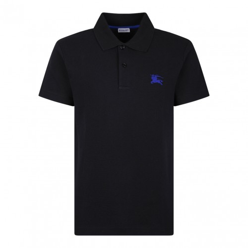 Black EKD-Embroidered Polo Shirt