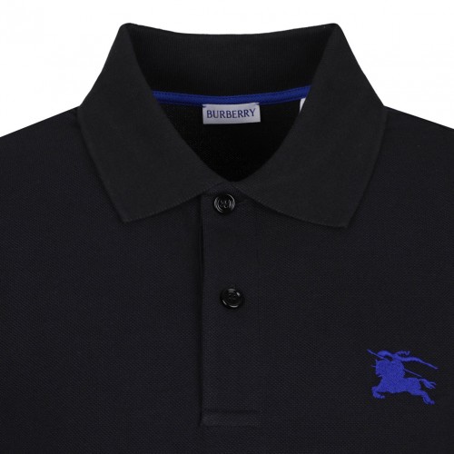 Black EKD-Embroidered Polo Shirt