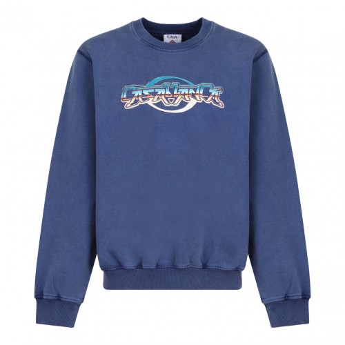 Navy Casablanca Chrome Sweatshirt