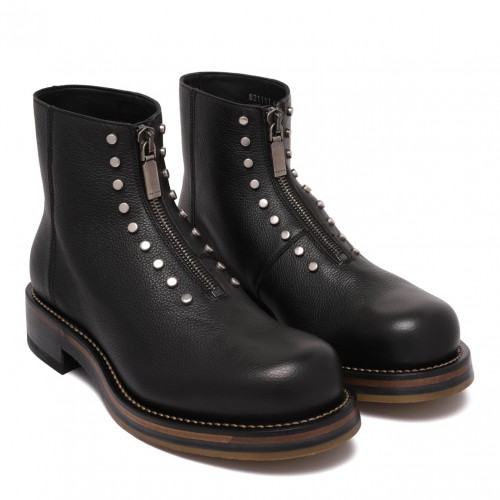 Black Stud-Embellished Boots 2