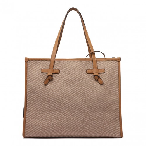 Almond Spiga Tote Bag
