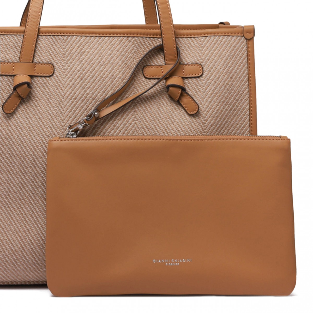 Almond Spiga Tote Bag
