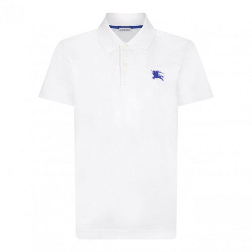 White Pique Polo Shirt