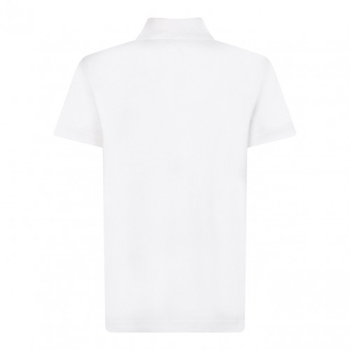 White Pique Polo Shirt 2