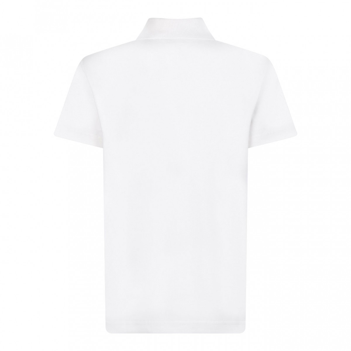 White Pique Polo Shirt