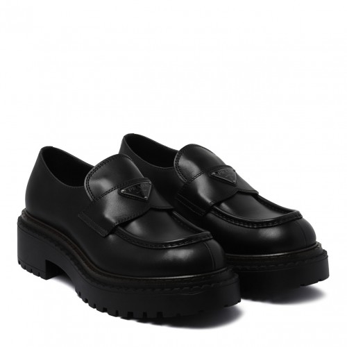 Black Leather Loafers