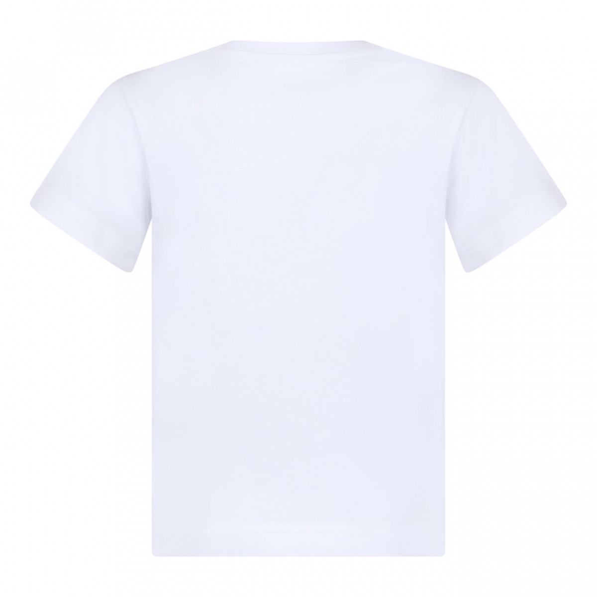 White Embroidered Heart Logo T-Shirt