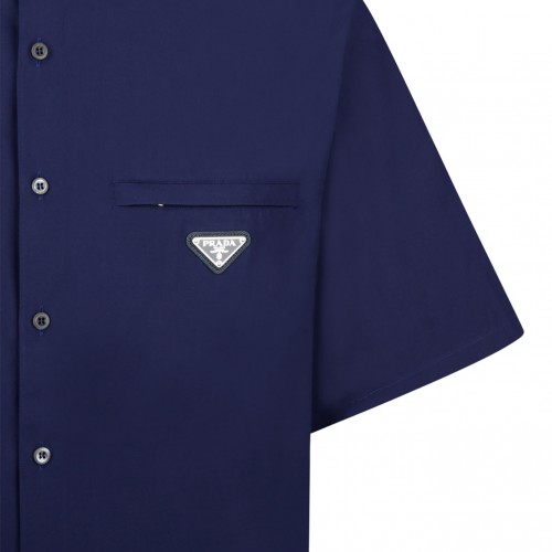 Blue Poplin Shirt