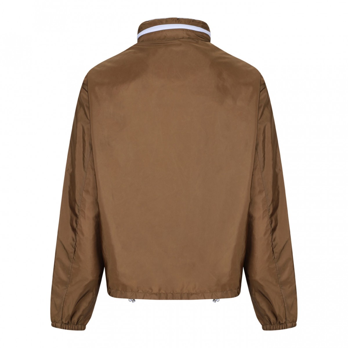 Brown Triangle Logo Jacket