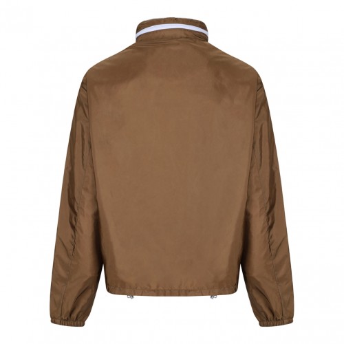 Brown Triangle Logo Jacket