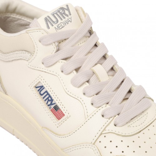 White Medalist Low Sneakers