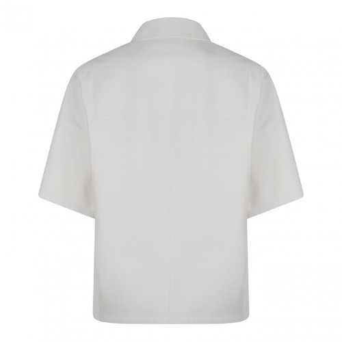 White Leather Shirt