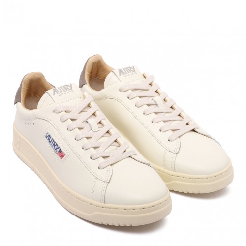 Dallas Cream and Brown Sneakers 2