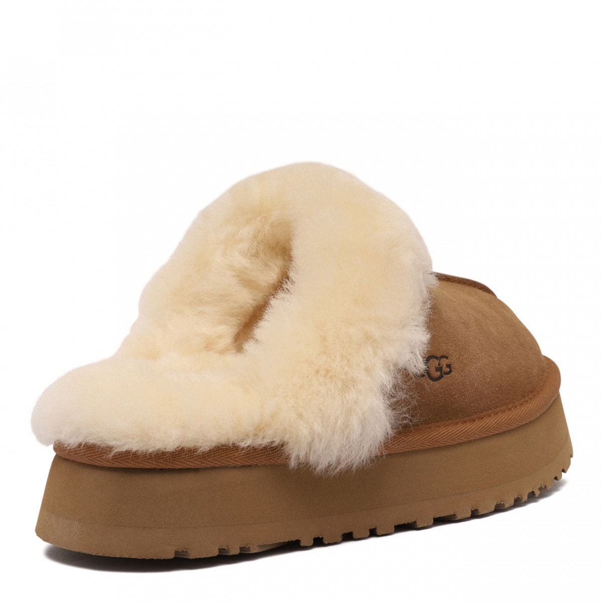 Disquette Light Brown Slippers