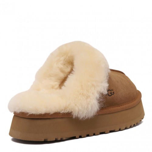 Disquette Light Brown Slippers