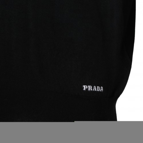 Black Embroidered Logo Polo Shirt