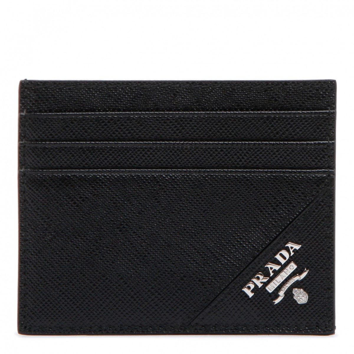 Black Saffiano Leather Card Holder