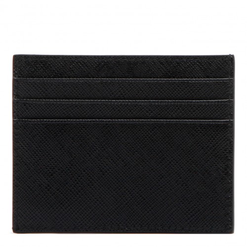 Black Saffiano Leather Card Holder 2