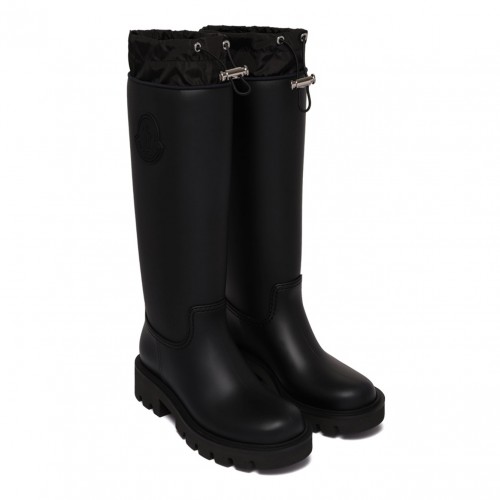 Black Kickstream High Rain Boots 2