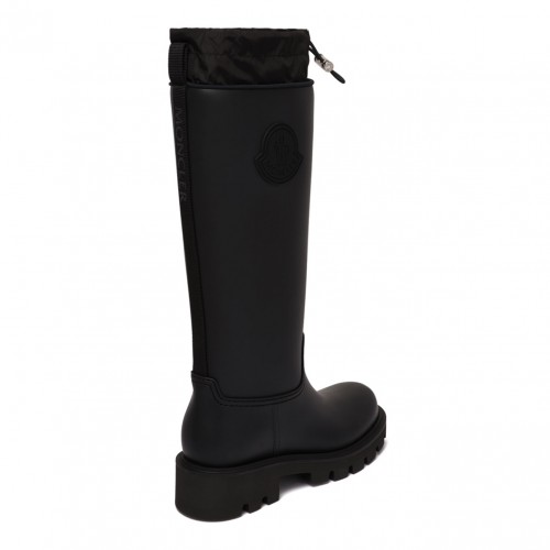 Black Kickstream High Rain Boots