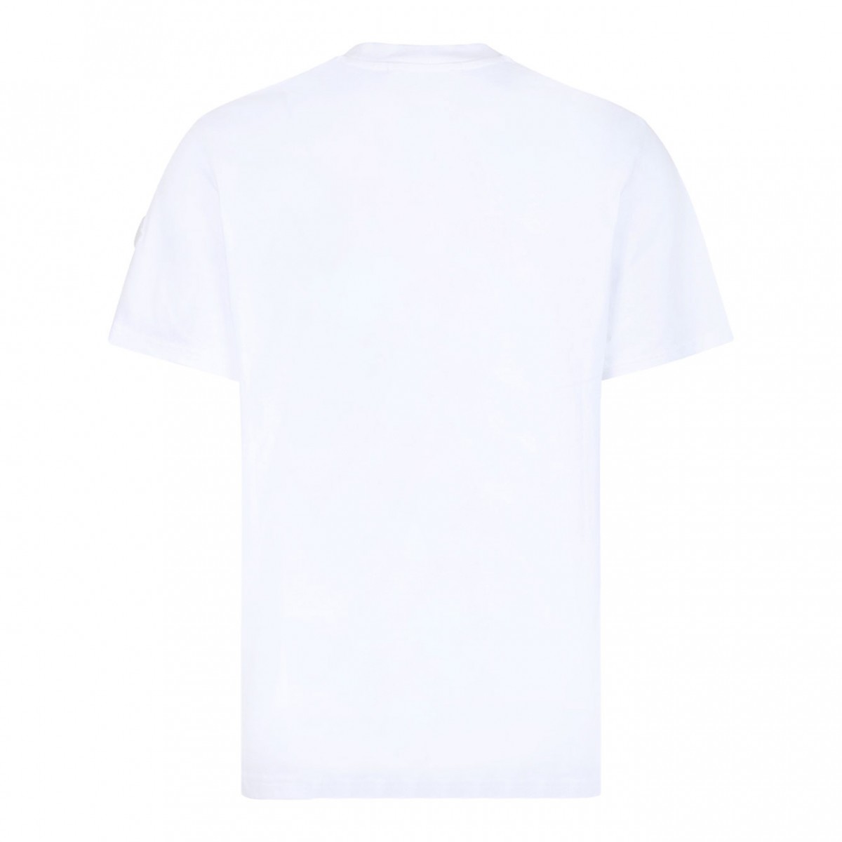 White Logo Print T-Shirt