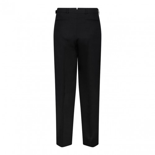 Black Wool Trousers