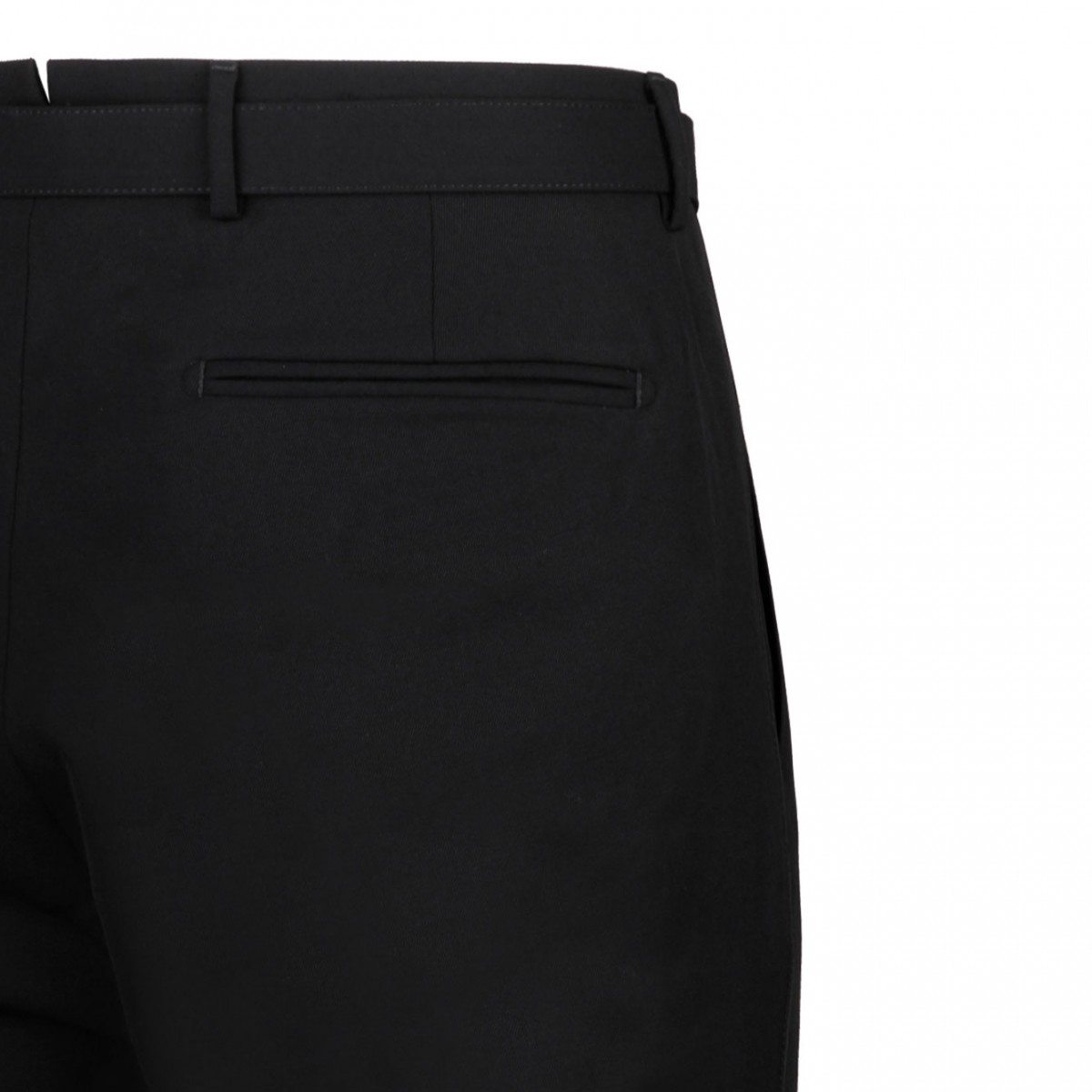 Black Wool Trousers