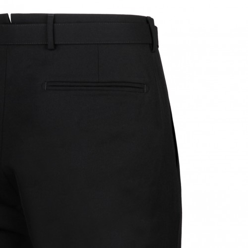 Black Wool Trousers