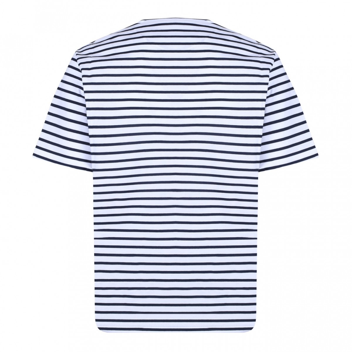 White and Blue Stripe T-Shirt