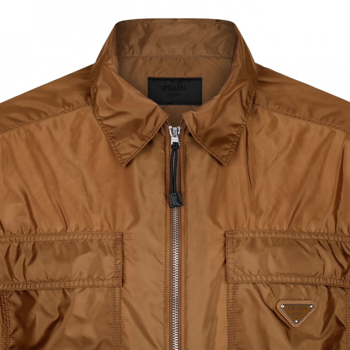 Brown Re-Nylon Shirt