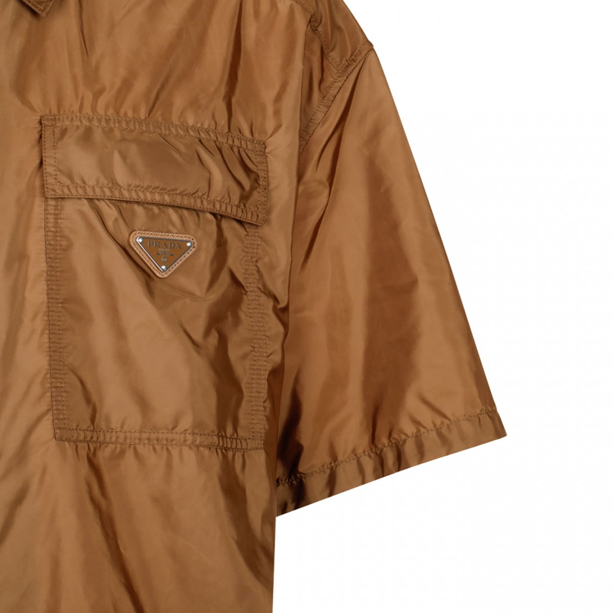 Brown Re-Nylon Shirt