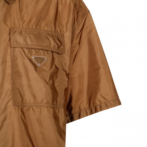 Brown Re-Nylon Shirt