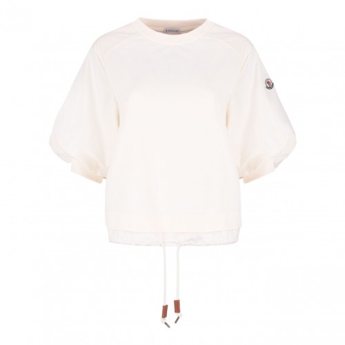 White Puff Sleeves T-Shirt