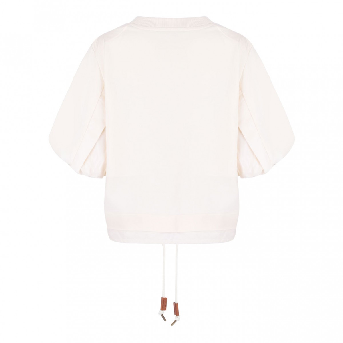 White Puff Sleeves T-Shirt
