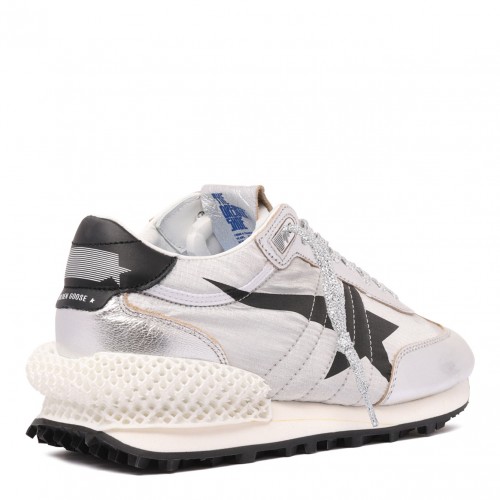 Silver Tone Running Marathon Sneakers