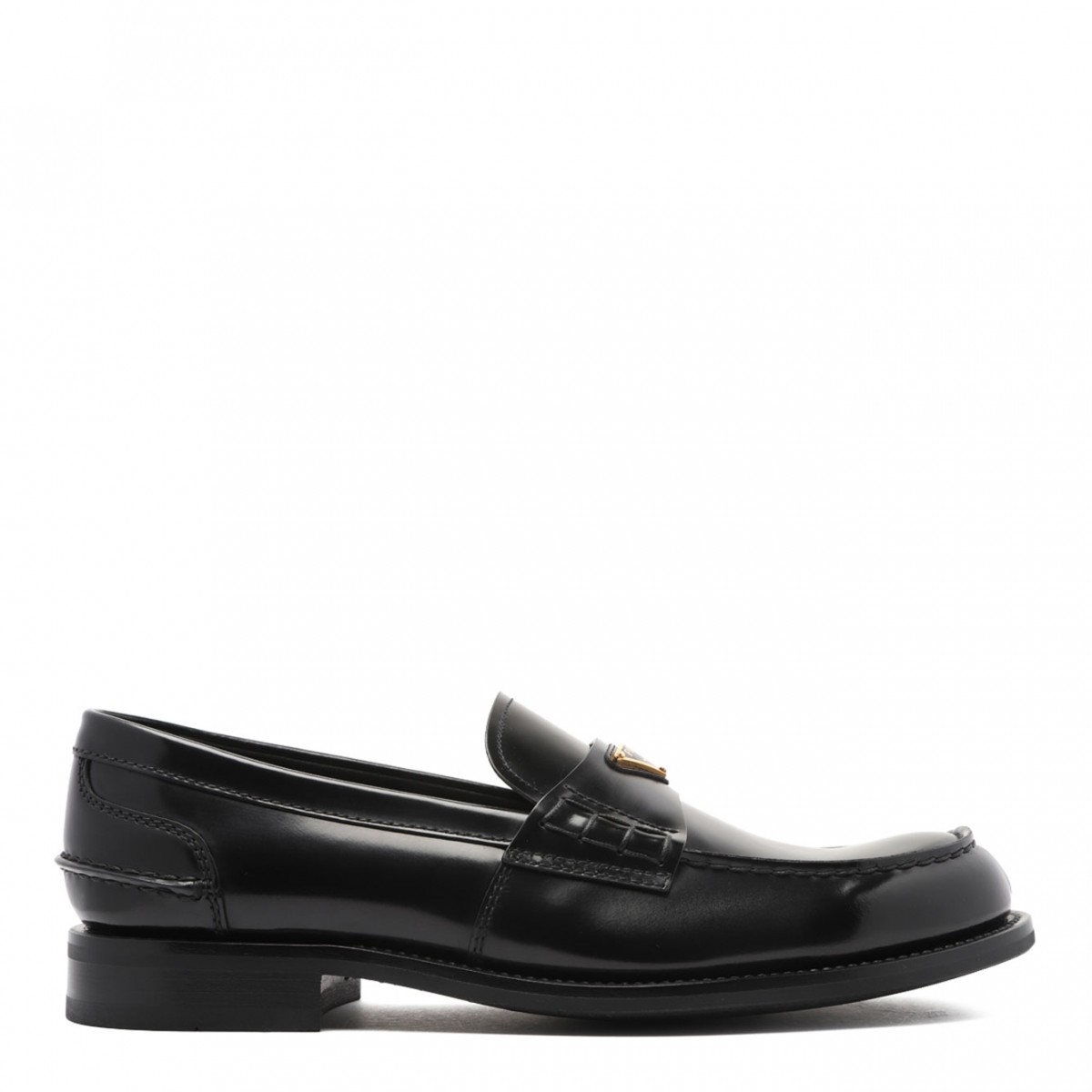 Black Leather Loafers